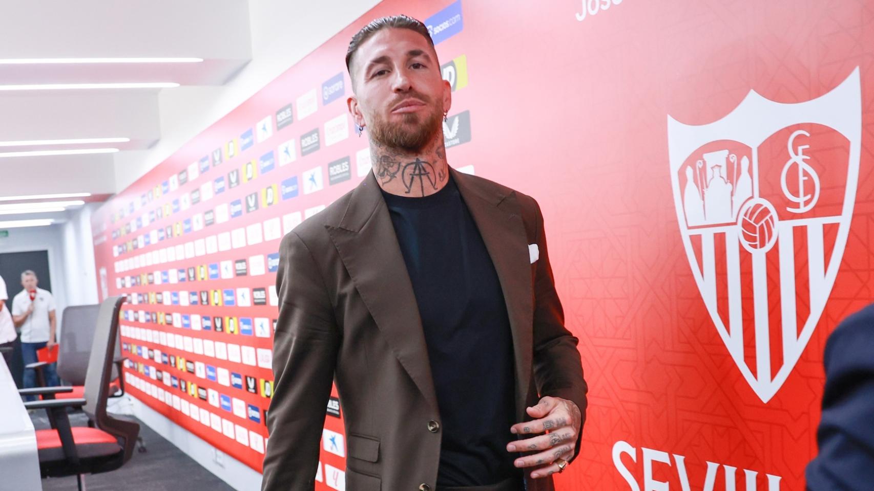 Sergio Ramos, en su despedida como jugador del Sevilla FC en junio de 2024.