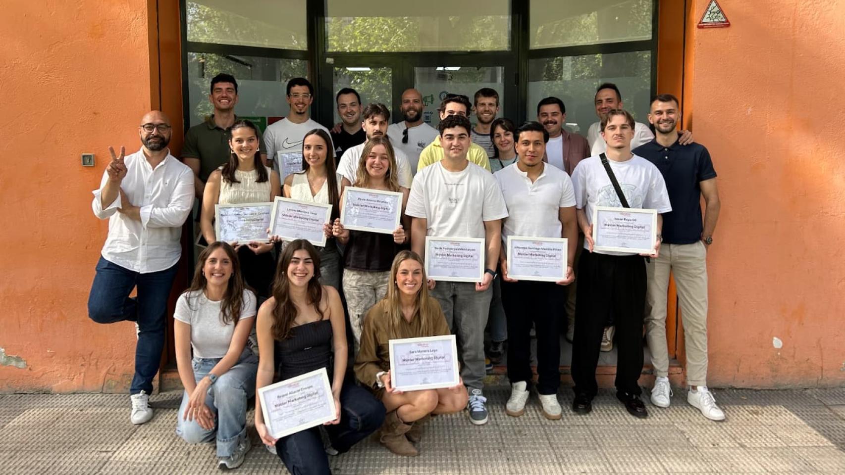 Graduados de la última edición del Máster en Marketing Digital.