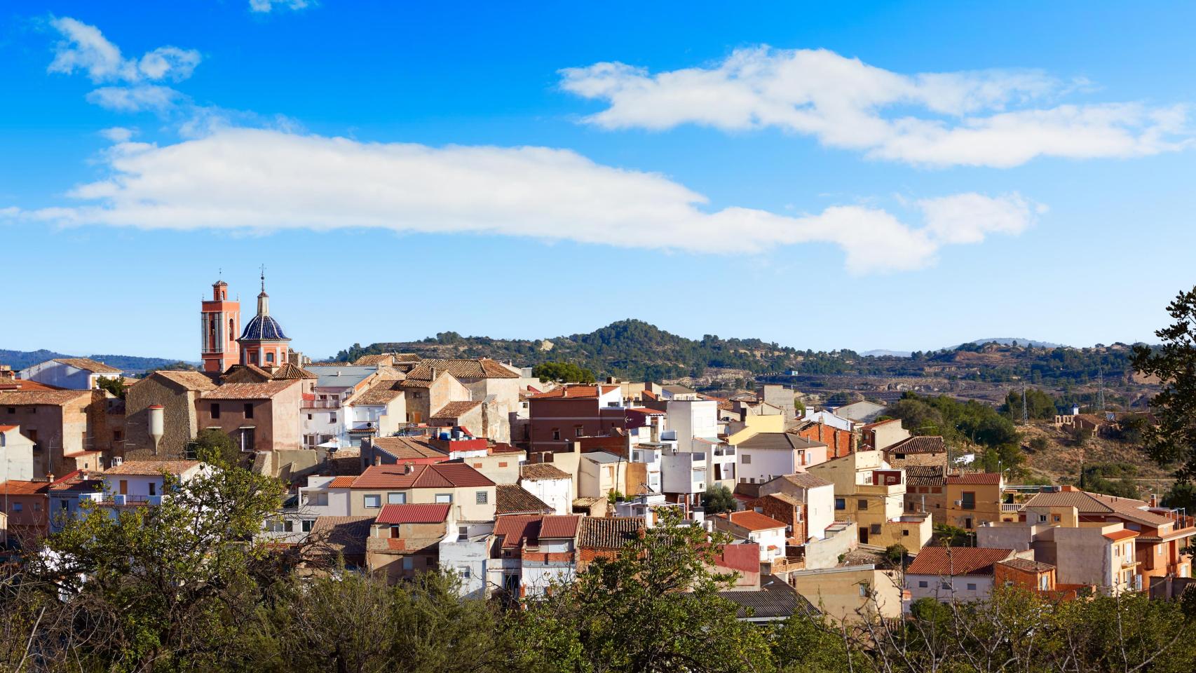 El pueblo de Losa del Obispo. 