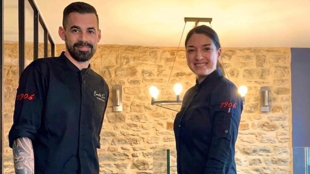 Los chefs Carlos Ínsua y Brisa Medina, de Benedita Elisa