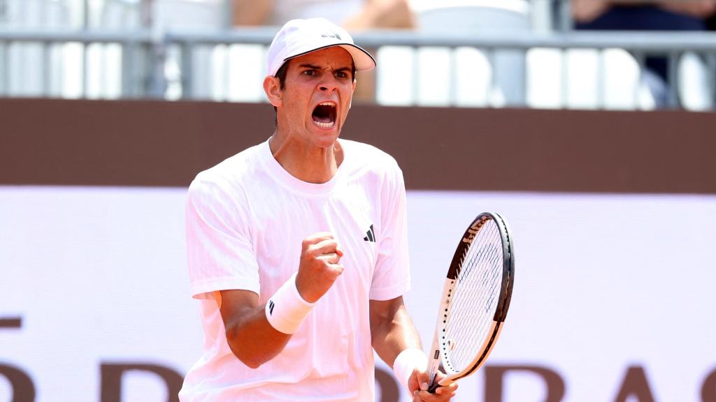 Rafa Jódar celebrando en Roma.
