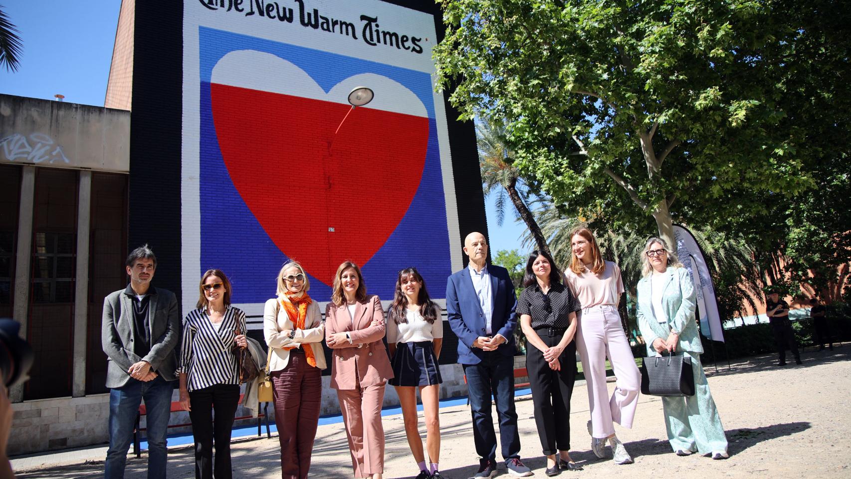 Presentación mural The Heartbeat of the Ocean. 