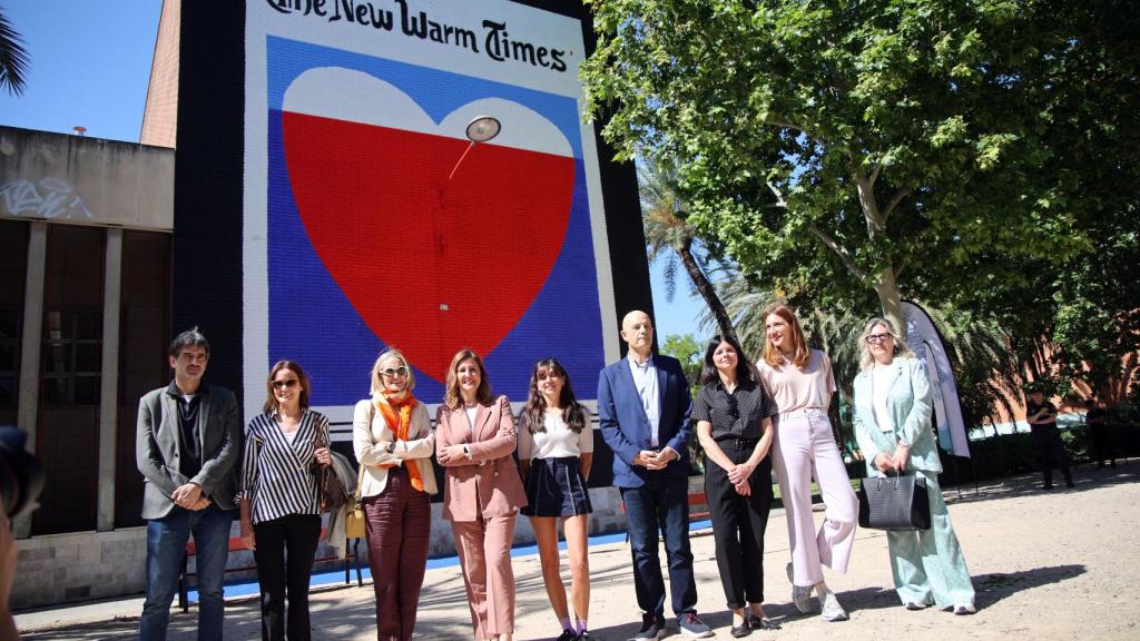 Presentación mural The Heartbeat of the Ocean. 