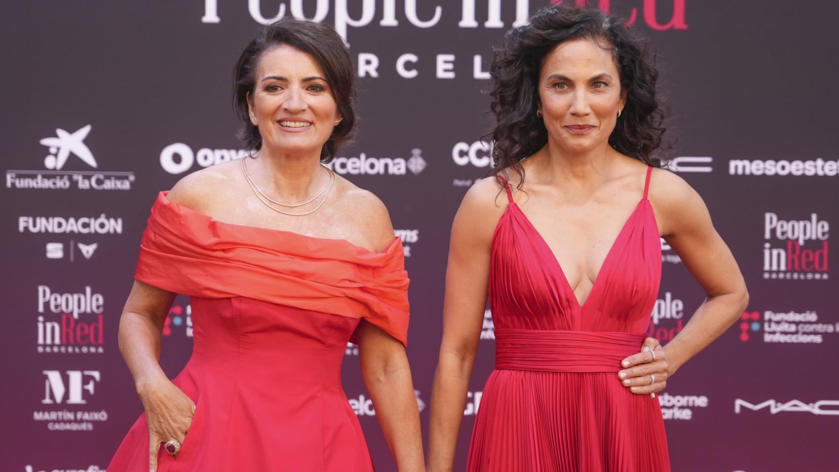 Silvia Abril y Toni Acosta en la gala People in Red.