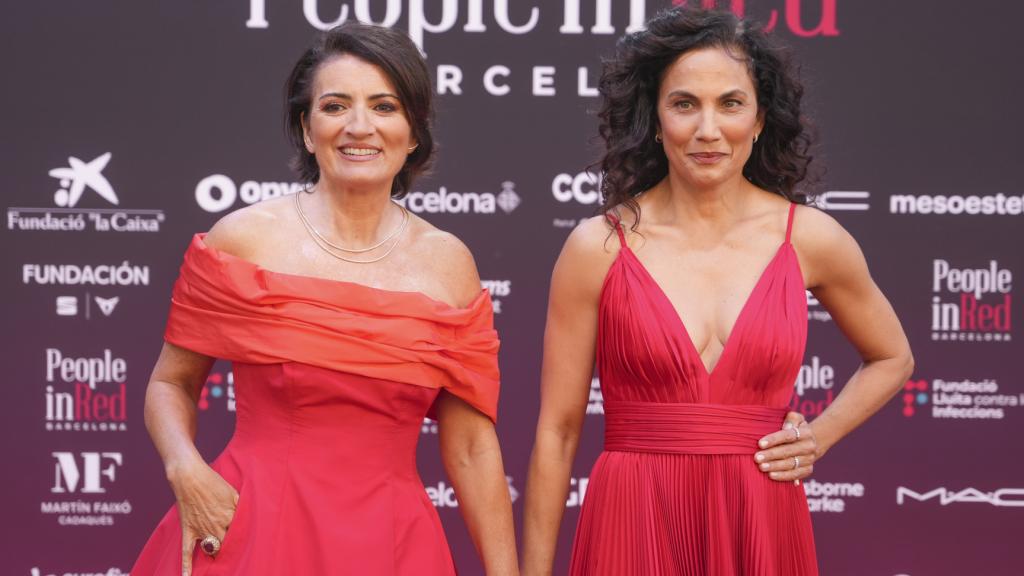 Silvia Abril y Toni Acosta en la gala People in Red.