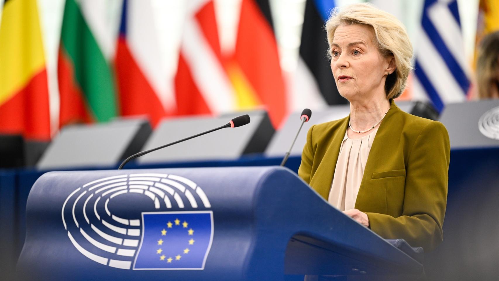 La presidenta de la Comisión Europea, Ursula Von der Leyen.