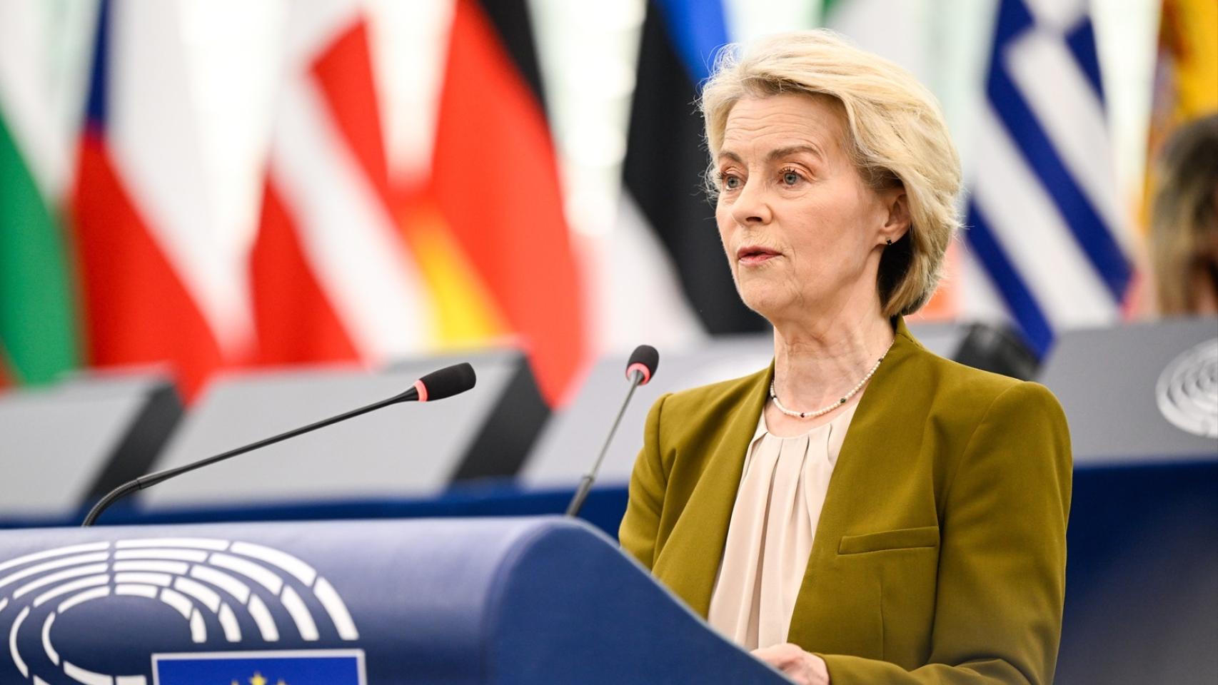 La presidenta de la Comisión Europea, Ursula Von der Leyen.