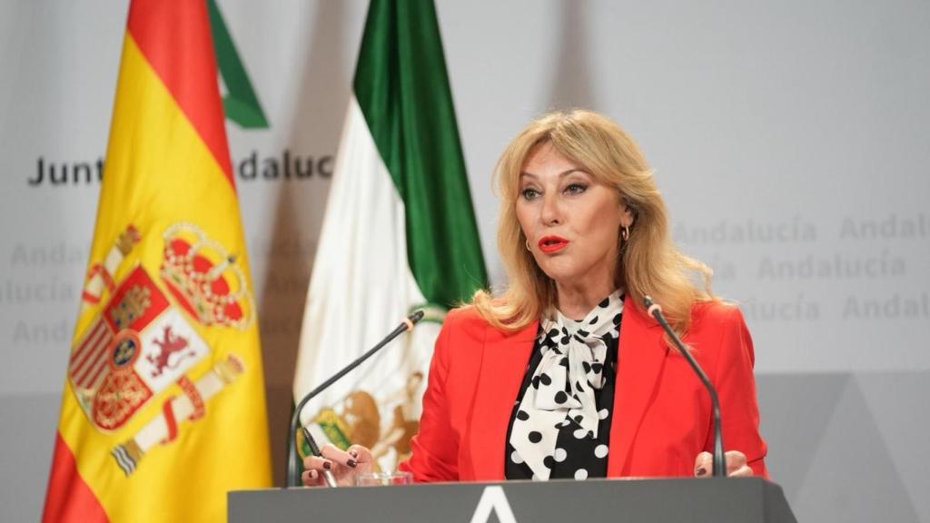 La portavoz del gobierno andaluz, Carolina España.