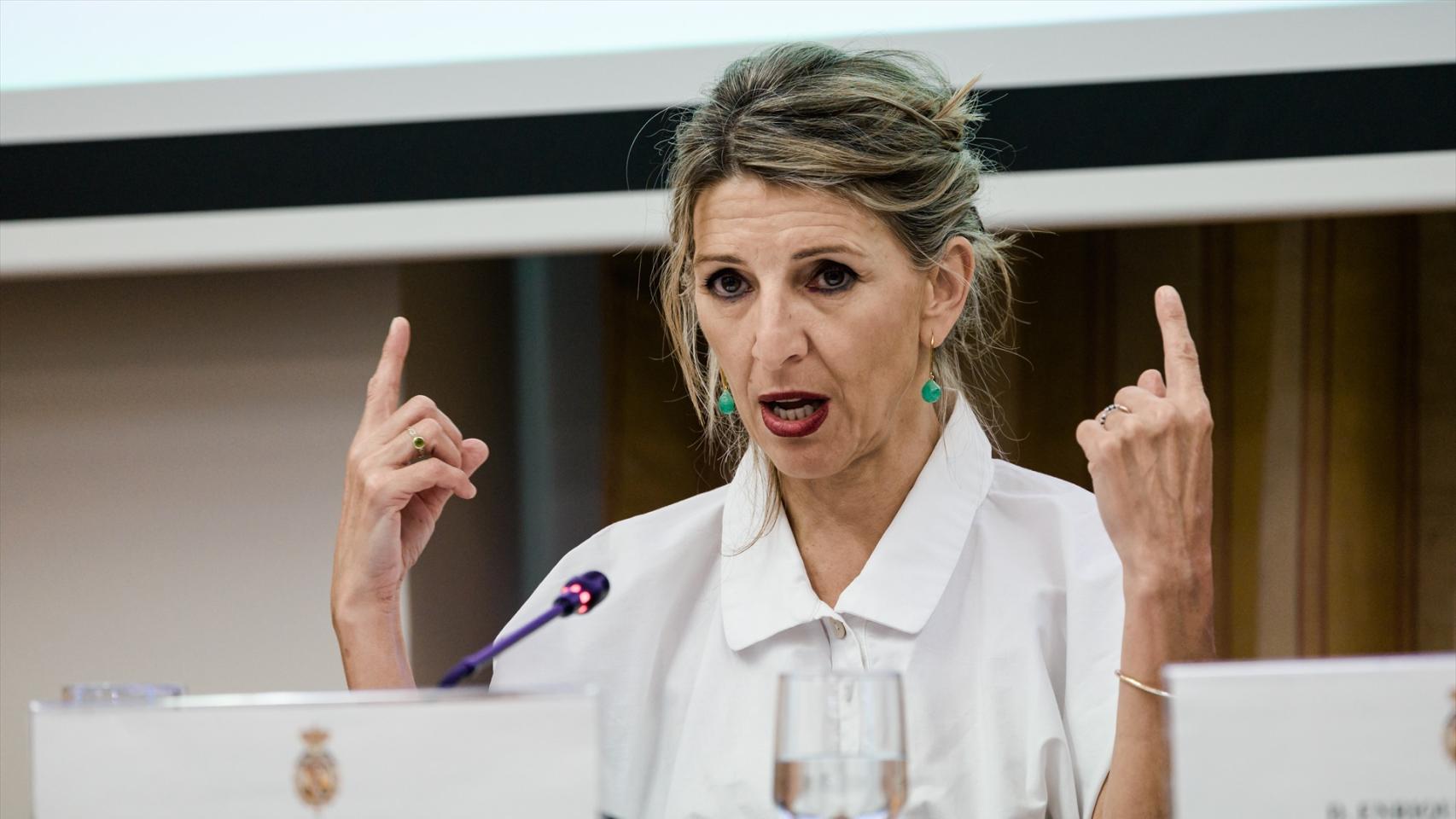 La vicepresidenta segunda y ministra de Trabajo y Economía Social, Yolanda Díaz.
