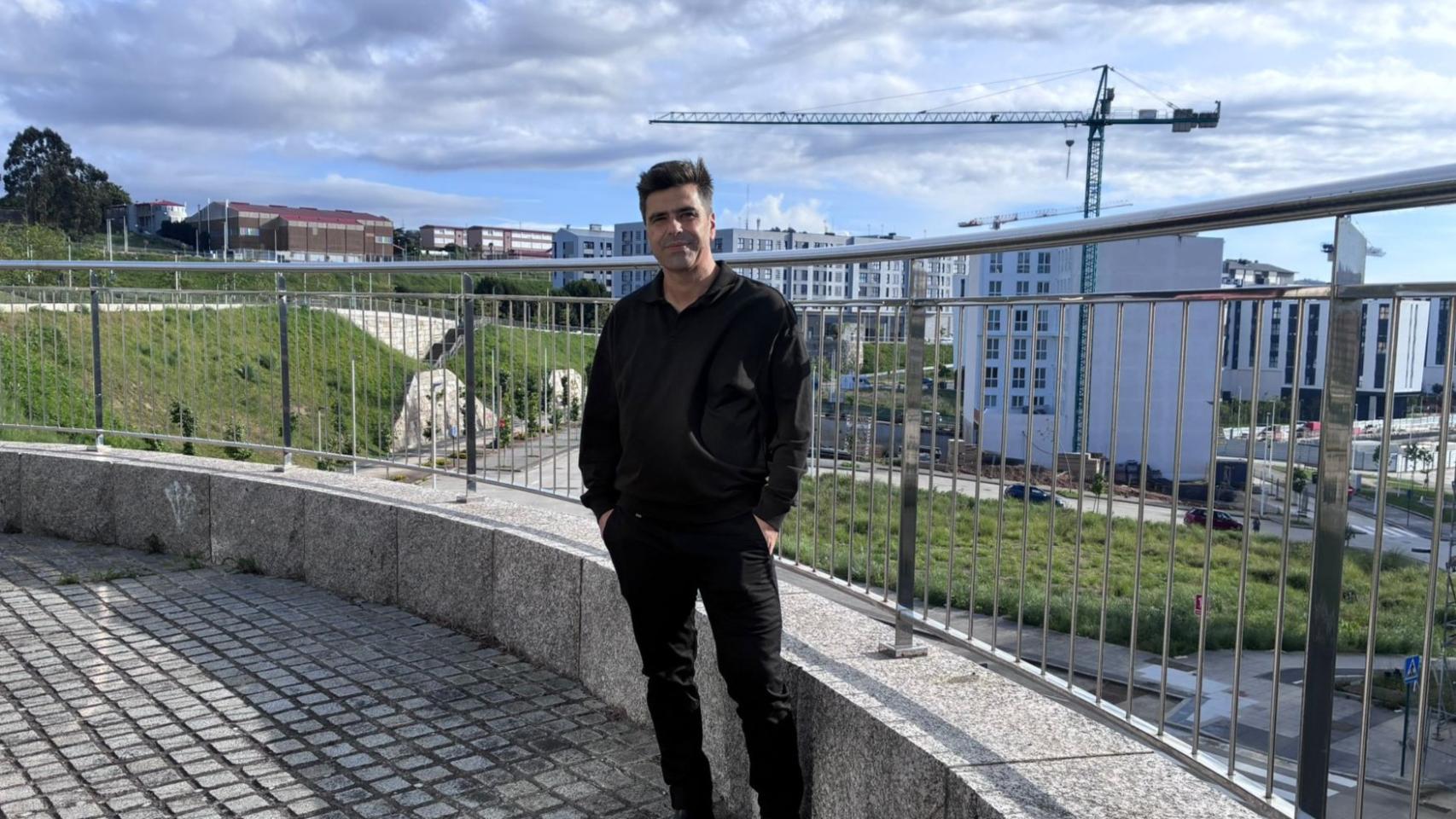 José Ramón Mosquera, vecino del barrio Xuxán en A Coruña