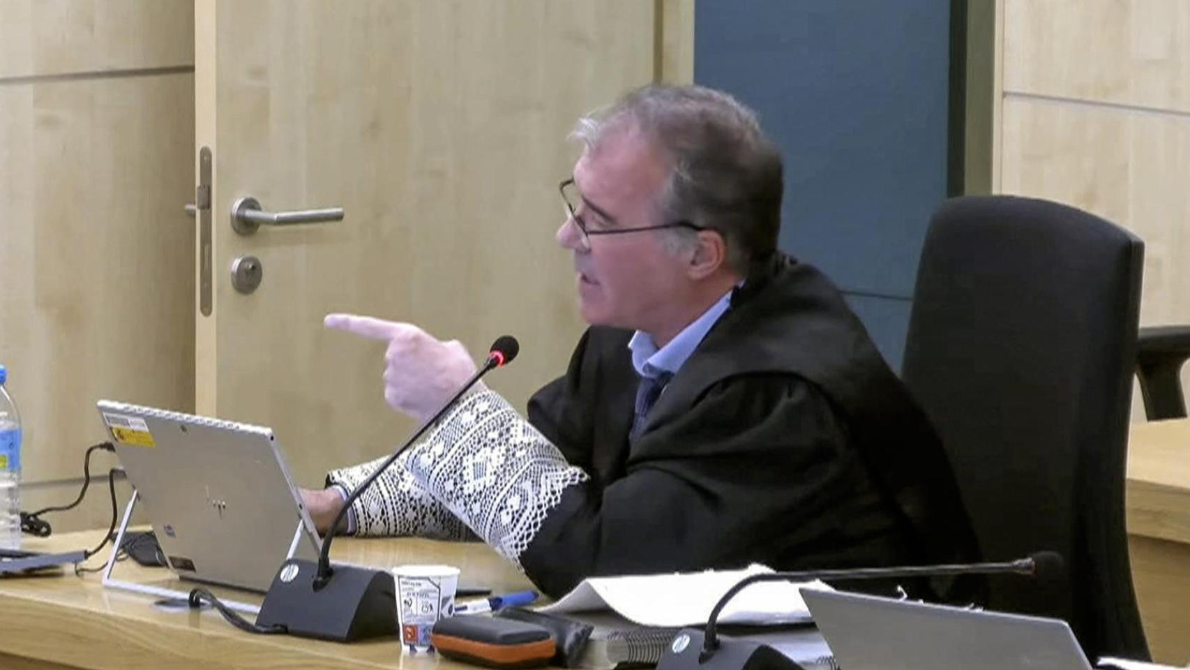 El fiscal Anticorrupción Fernando Bermejo, este martes, en la Audiencia Nacional.