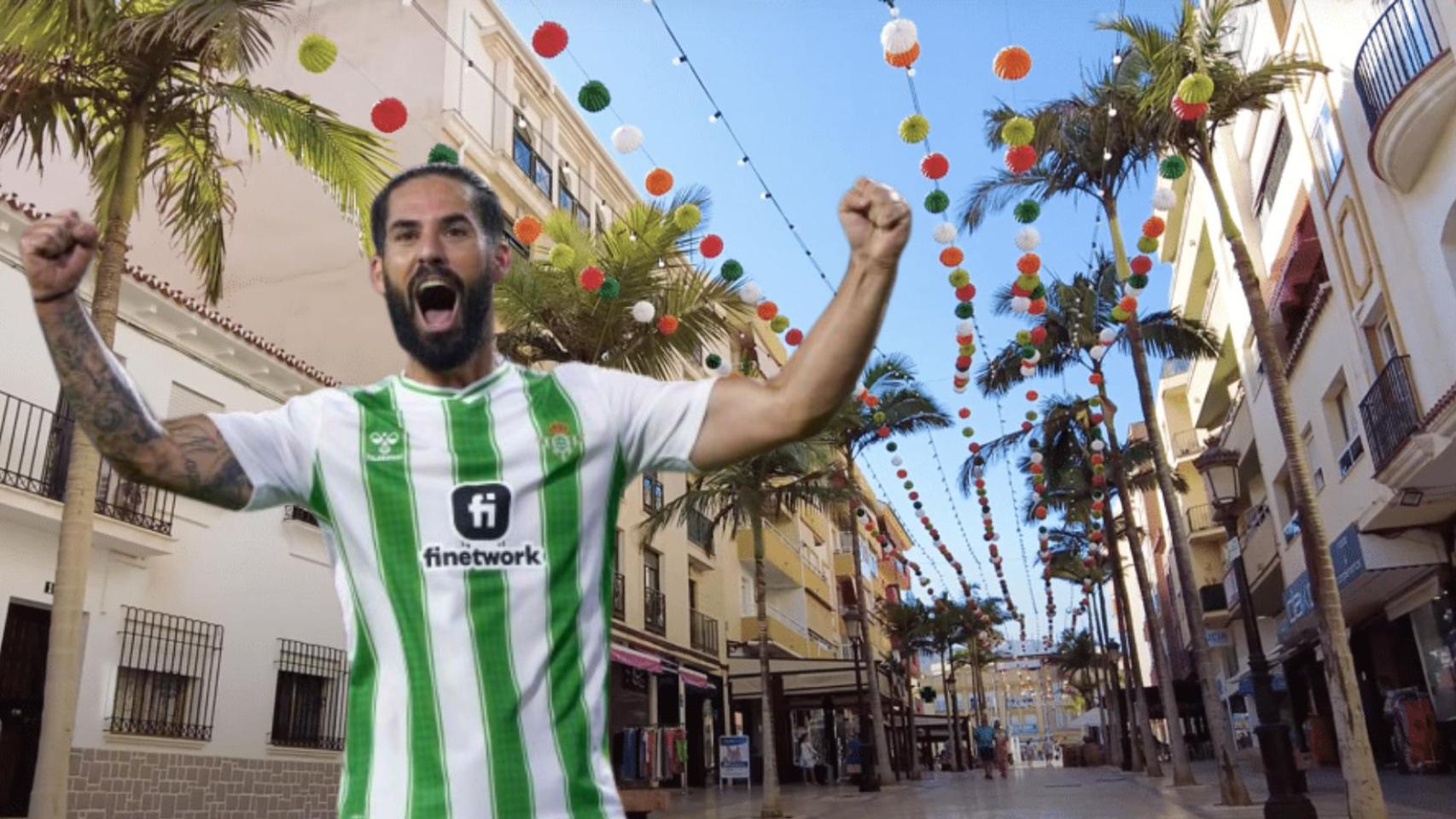 Isco Alarcón, en un montaje.