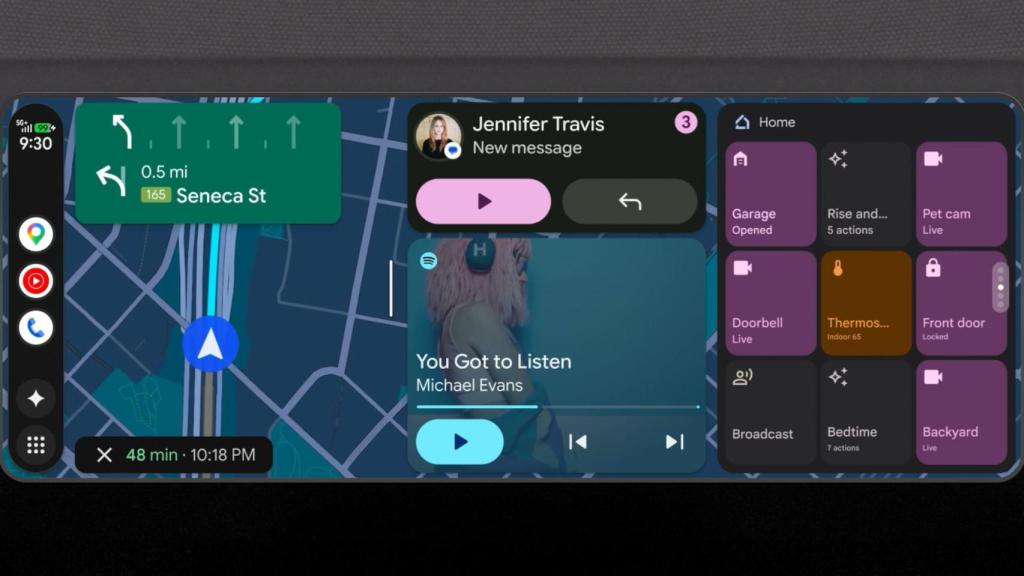 Widgets en Android Auto
