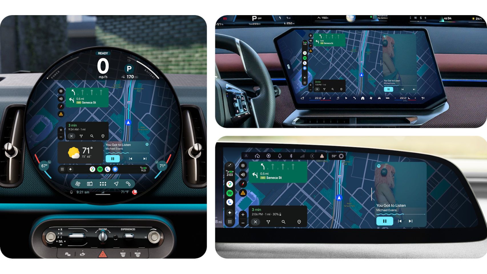 Ya es oficial: el nuevo Android Auto llega al coche con un diseño ...