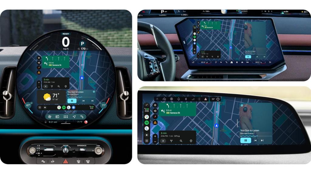 Android Auto se puede adaptar a todo tipo de pantallas de coche