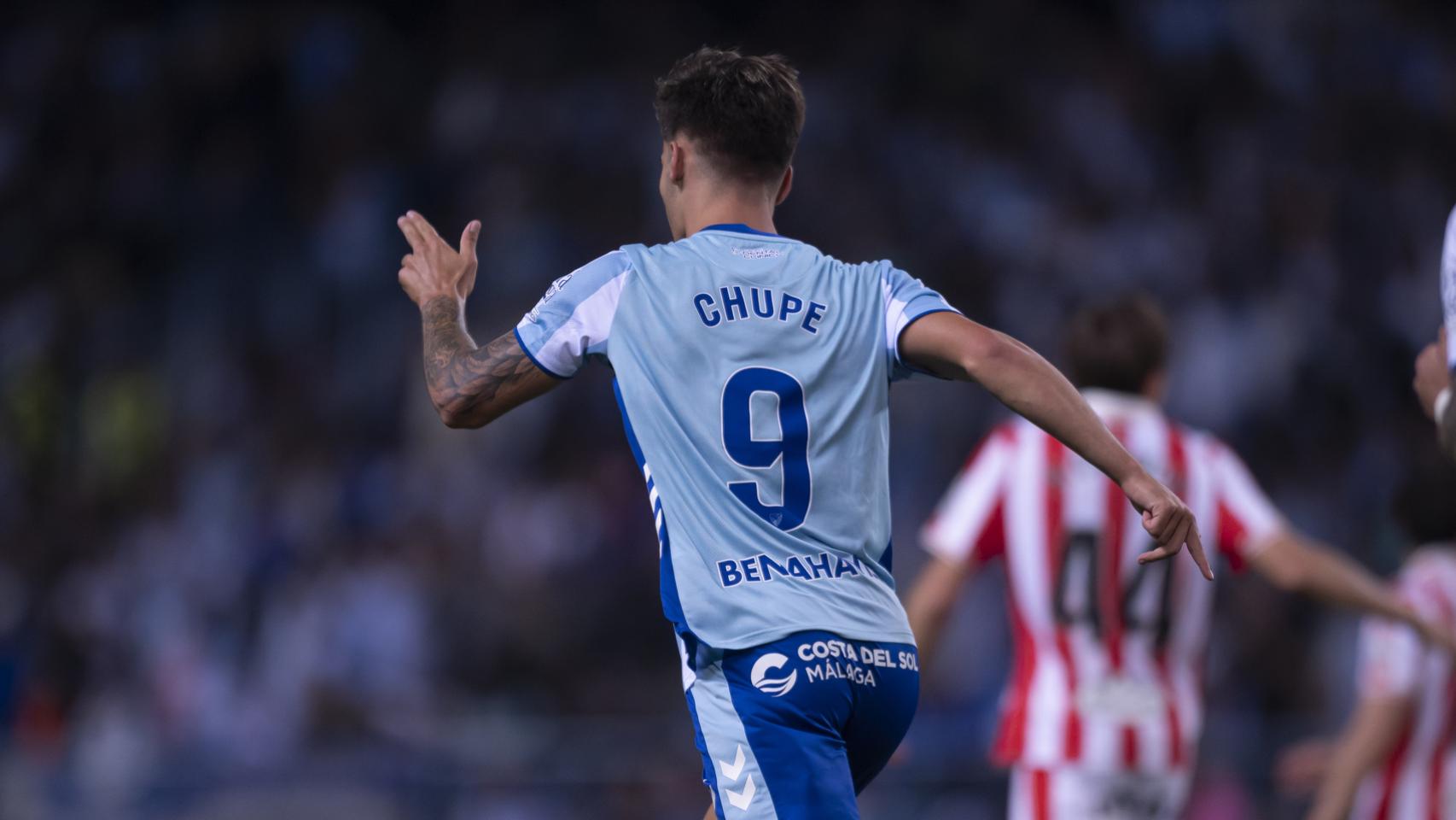 Chupe, jugador del Málaga CF