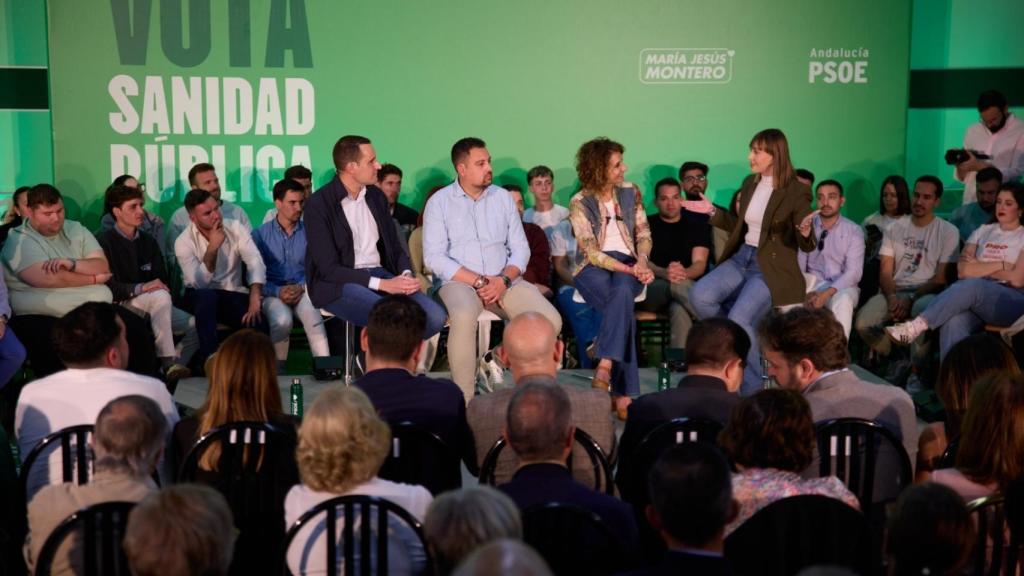 María Jesús Montero este martes en Martos, en la provincia de Jaén