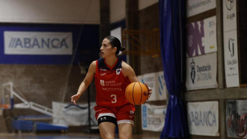 Nuria Rios durante un partido.