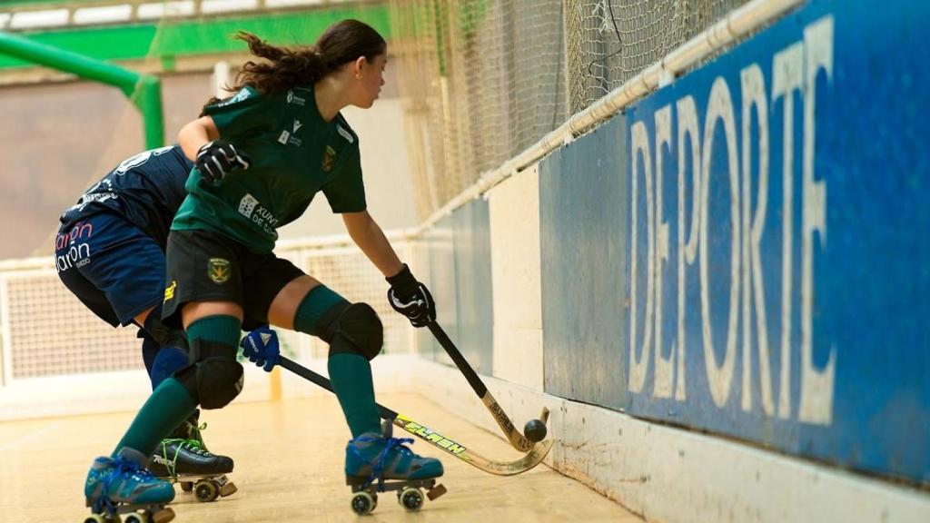 Fátima Ríos en un partido.