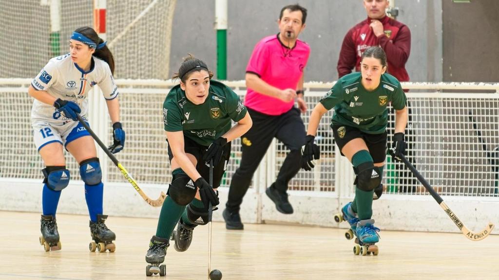 Alejandra Martín en un partido.