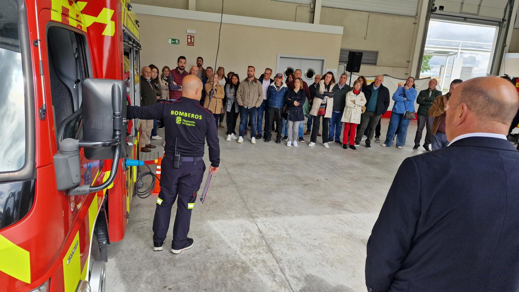 Los alcaldes de la provincia se interesan por el funcionamiento del Servicio de Prevención y Extinción de Incendios y Salvamento de la Diputación de Segovia
