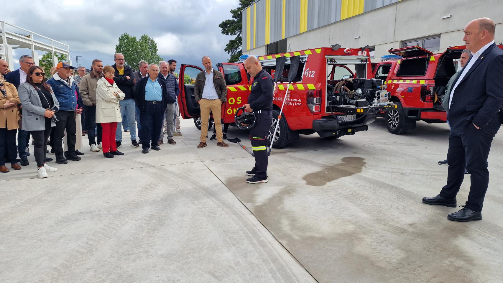 Los alcaldes de la provincia se interesan por el funcionamiento del Servicio de Prevención y Extinción de Incendios y Salvamento de la Diputación de Segovia