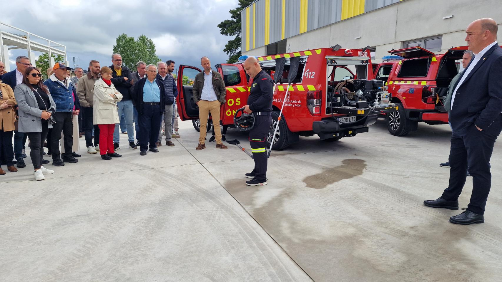 Los alcaldes de la provincia se interesan por el funcionamiento del Servicio de Prevención y Extinción de Incendios y Salvamento de la Diputación de Segovia