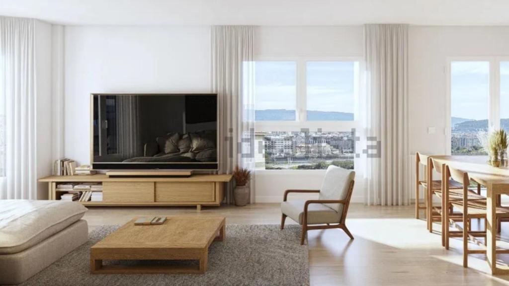 Interior de una vivienda de Arboreda Residencial, en Poio (Pontevedra)