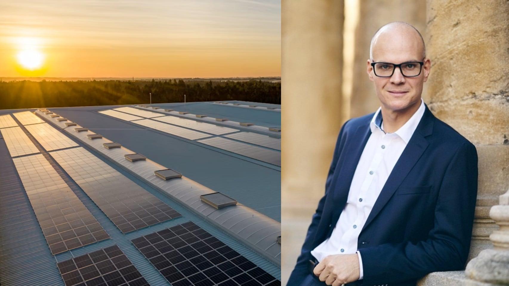 Montaje con Jan Rosenow y paneles solares