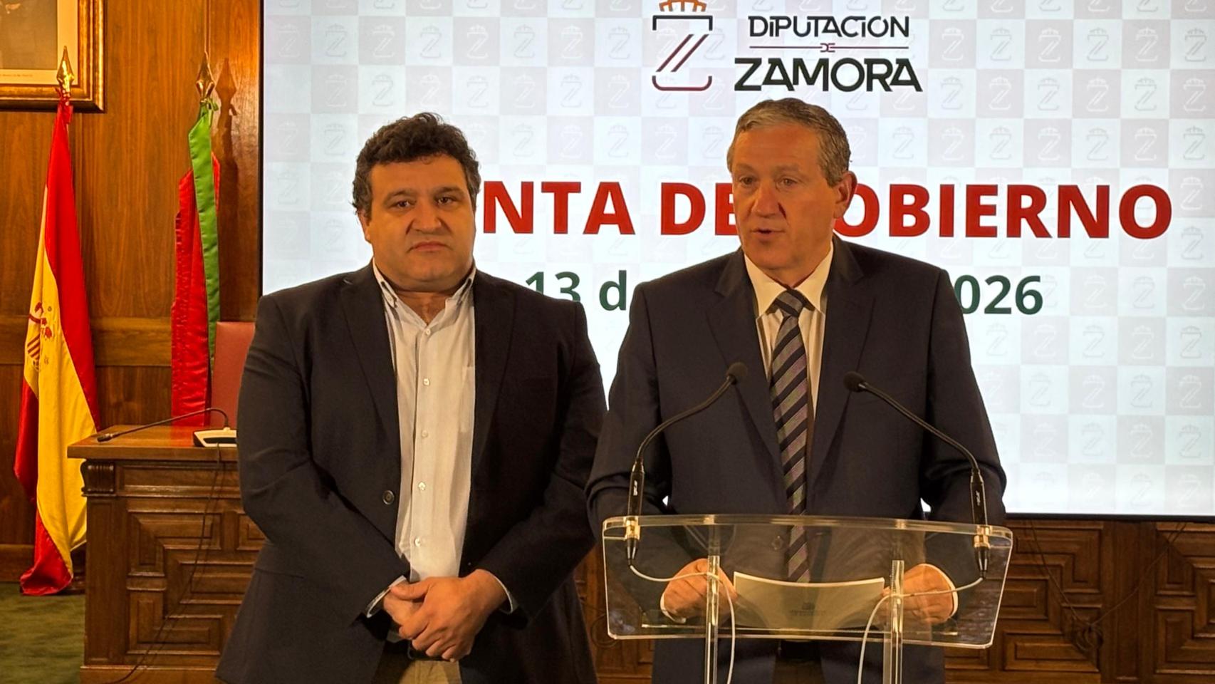 El presidente de la Diputación de Zamora, Javier Faúndez, ha dado a conocer los acuerdos alcanzados en la Junta Provincial de Gobierno
