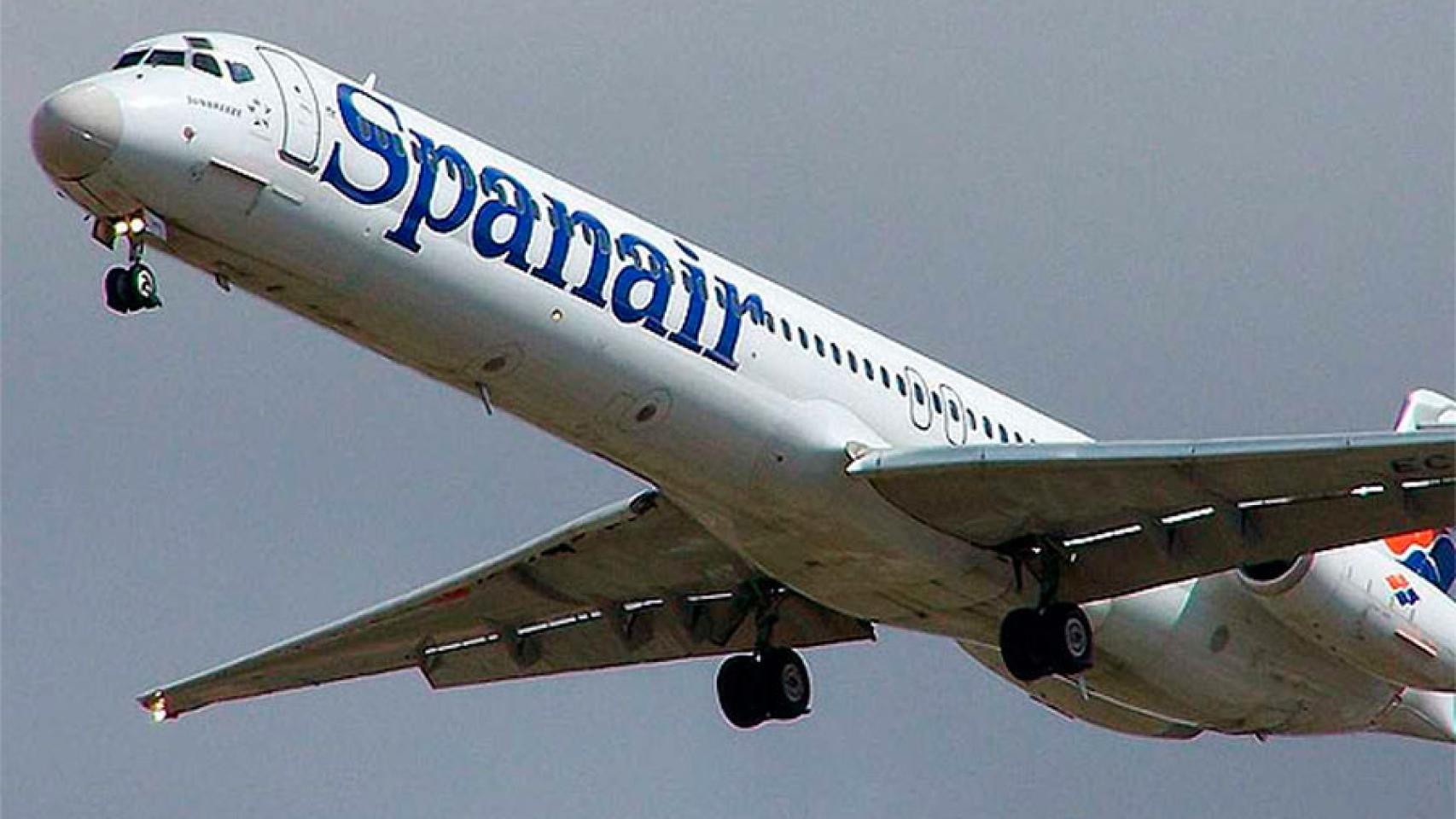 Avión de Spanair.
