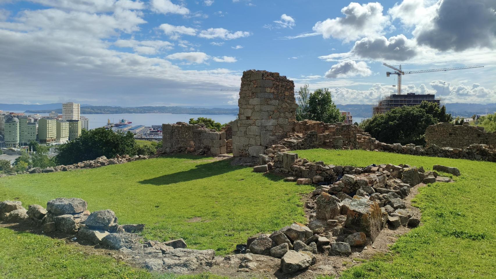 El castillo del parque de Eirís en A Coruña