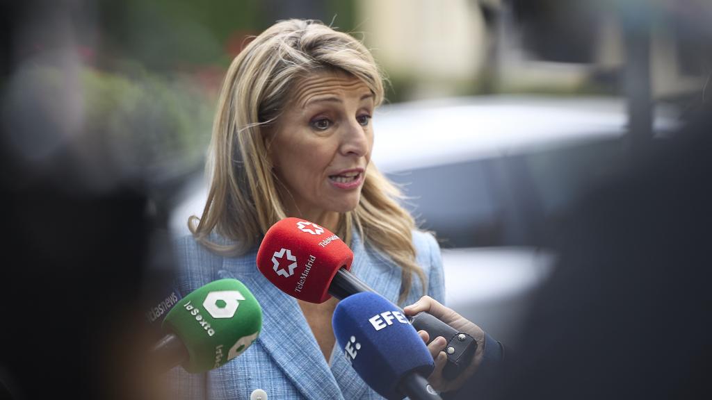 La vicepresidenta segunda y ministra de Trabajo y Economía Social, Yolanda Díaz. Europa Press / Jesús Hellín