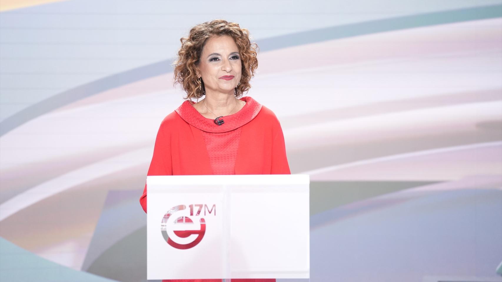 La secretaria general del PSOE-A y candidata a la Presidencia de la Junta de Andalucía, María Jesús Montero.