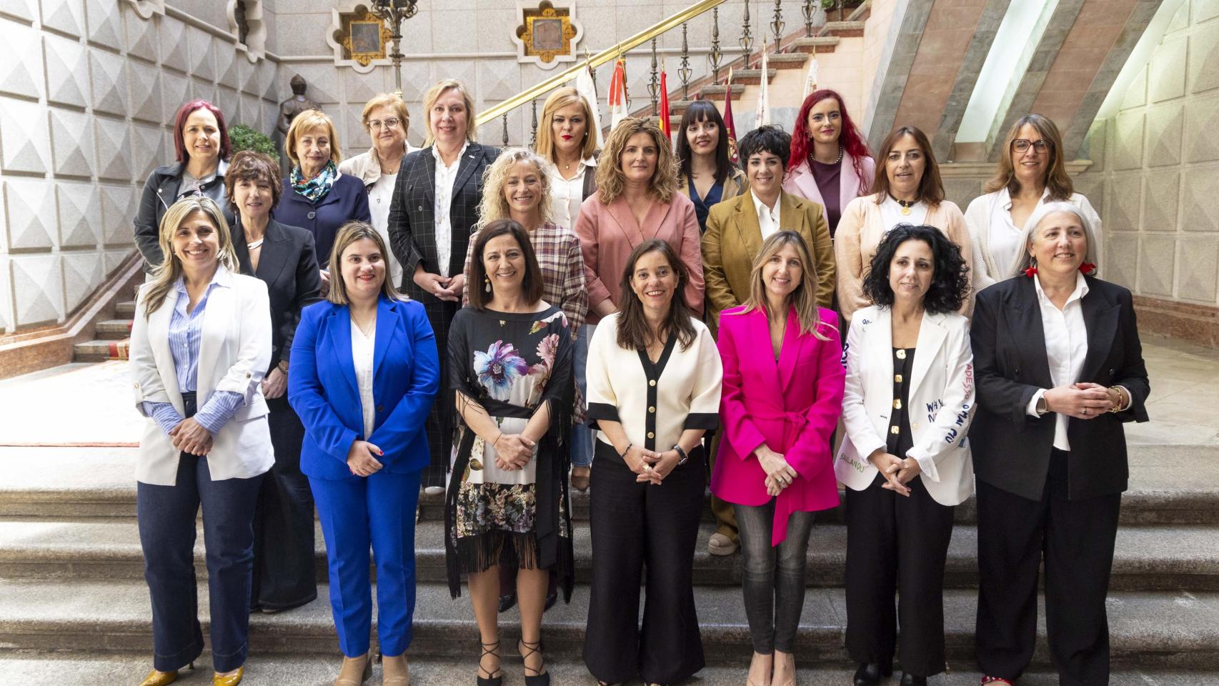 Acto de recepción del III Entro de Alcaldesas celebrado este miércoles en A Coruña