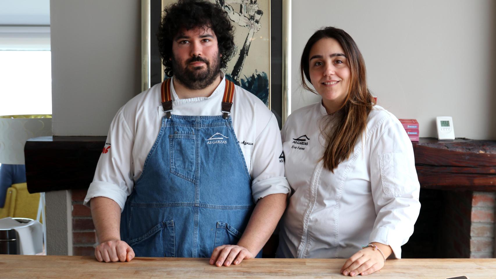 Eva Fares y Xurxo Agrasar, en As Garzas