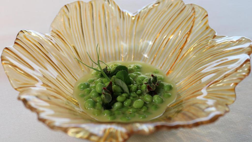 Uno de los pases del menú degustación del restaurante