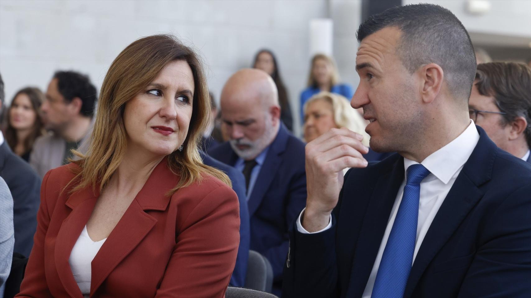 María José Catalá y Vicente Mompó. Rober Solsona / EP