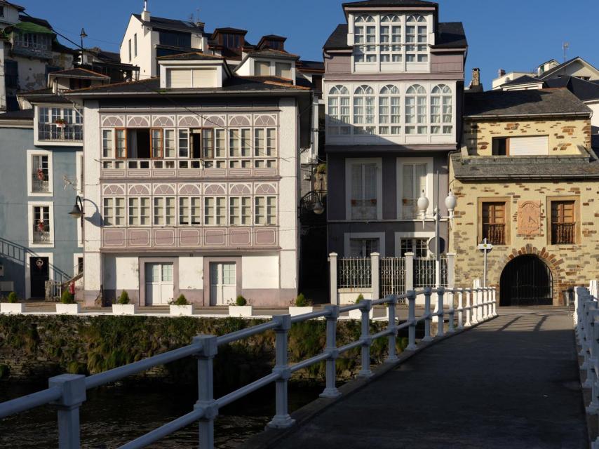El Puente del Beso en Luarca.