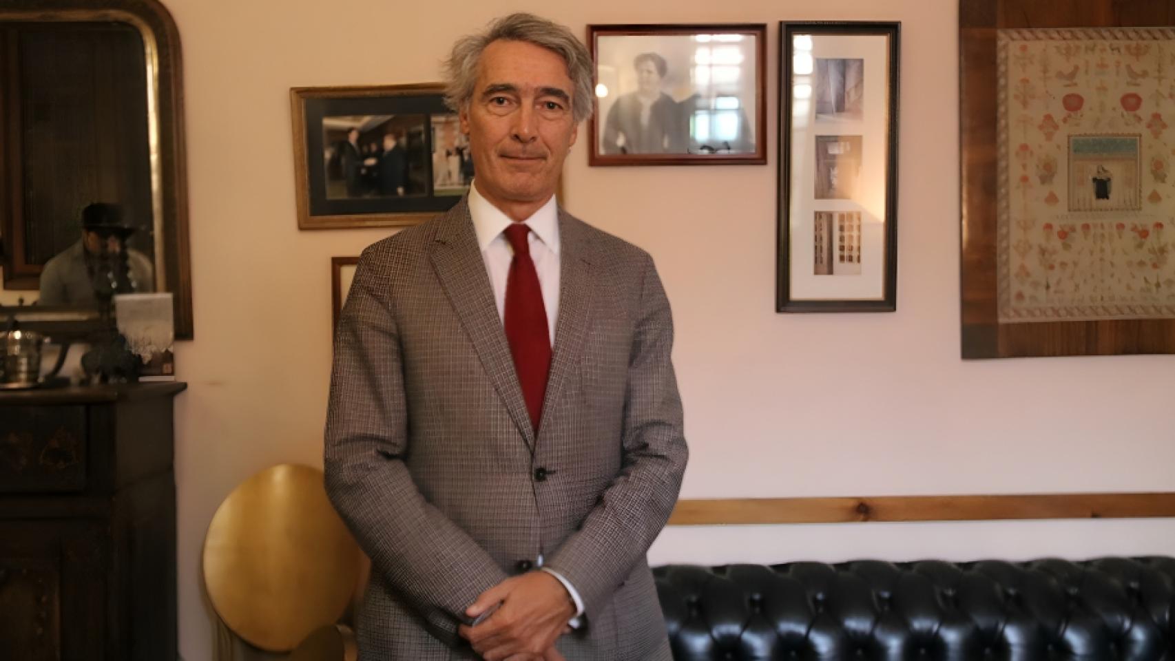 Gonzalo Escribano, en Zaragoza, antes de participar en el Almuerzo Empresa Líder de Cámara de Comercio