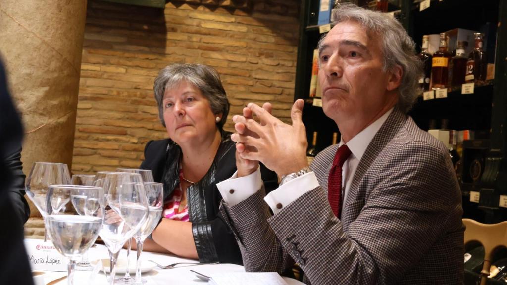 Gonzalo Escribano, durante el Almuerzo Empresa Líder de Cámara de Comercio de Zaragoza