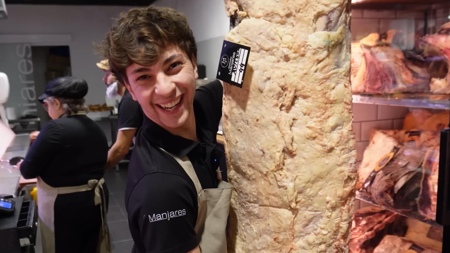 David, carnicero en 'Manjares Gastronómica'