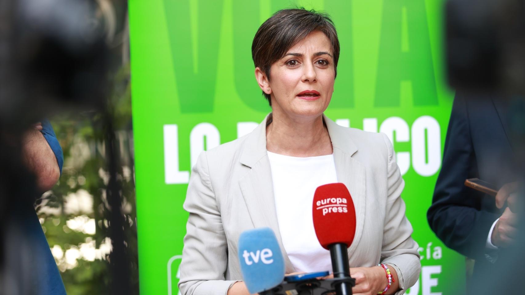 La ministra de Vivienda, Isabel Rodríguez.