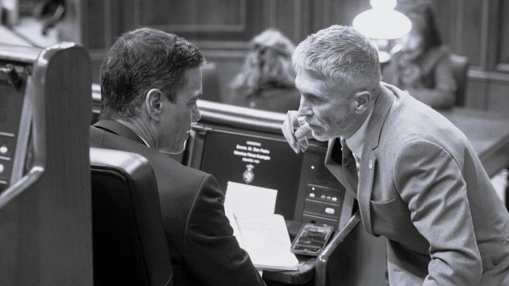 Pedro Sánchez y Fernando Grande-Marlaska, en el Congreso.