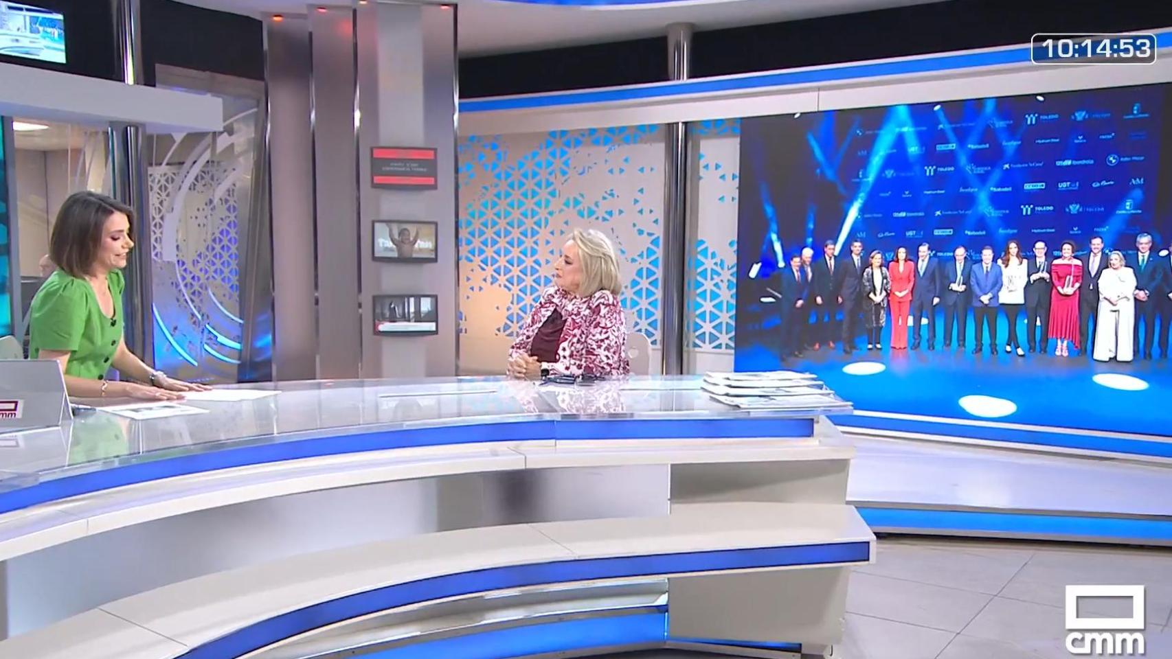 Entrevista a Esther Esteban en CMM. Foto: CMM. 
