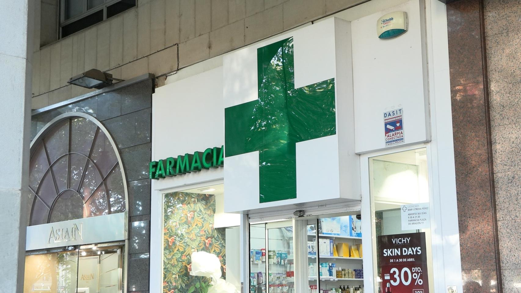 Una oficina de farmacia, en Zaragoza. 