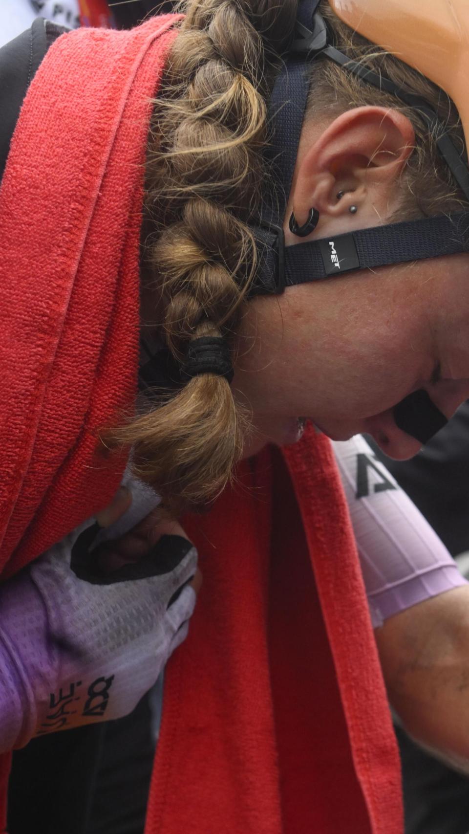 Paula Blasi está ilusionada tras proclamarse campeona de La Vuelta Femenina.