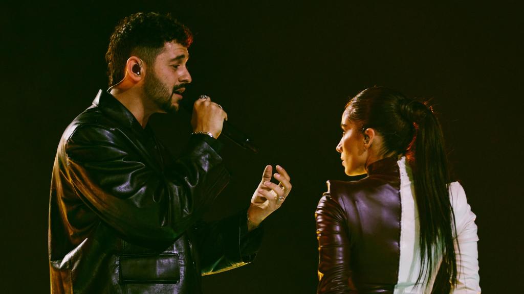 Noam Bettan, durante la primera semifinal de Eurovisión.