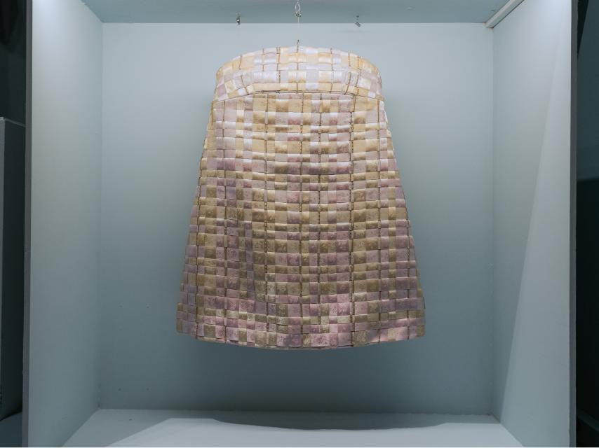 Un vestido joya rosa firmado por Teresa Helbig.