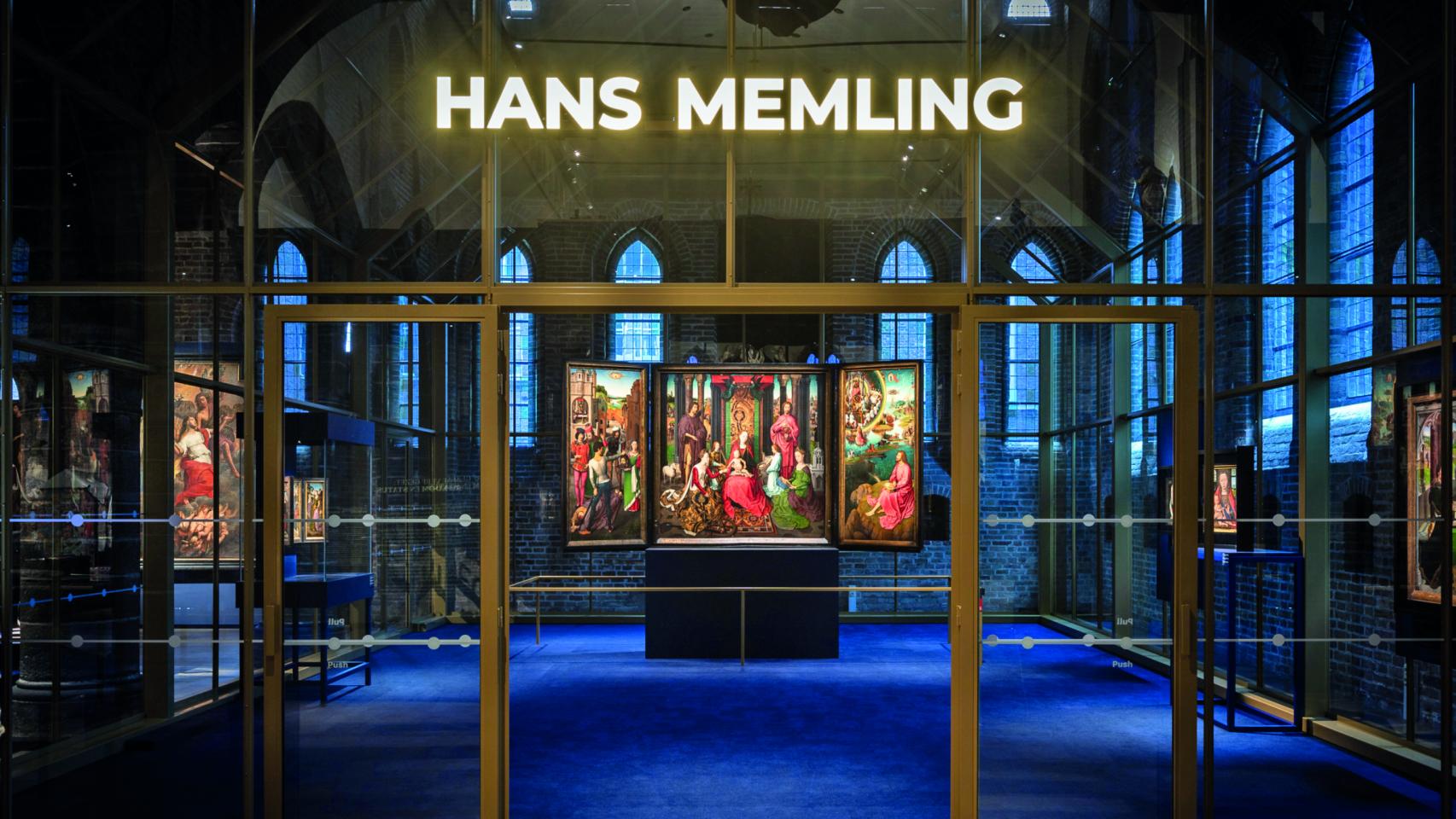 'Tríptico de Juan Bautista y Juan Evangelista' (1479) de Hans Memling, en el Museo del Hospital de San Juan, en Brujas. Foto: Stad Brugge / Musea Brugge